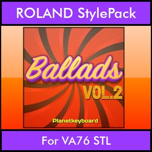The Greatest Styles By PK Vol. 02  - Ballads Vol. 02 - 60 Styles / Song Styles for ROLAND VA76 STL in STL format The Greatest Styles By PK Vol. 02  - Ballads Vol. 02 - 60 Styles / Song Styles for ROLAND VA76 STL in STL format