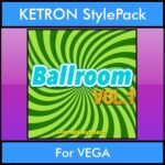 The Greatest Styles By PK Vol. 03  - Ballroom Vol. 01 - 60 Styles / Song Styles for KETRON VEGA in PAT format