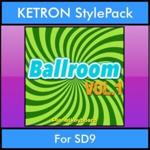 The Greatest Styles By PK Vol. 03  - Ballroom Vol. 01 - 60 Styles / Song Styles for KETRON SD9 in KST format