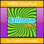 The Greatest Styles By PK Vol. 03  - Ballroom Vol. 01 - 60 Styles / Song Styles for WERSI OAX(STY format) in STY format