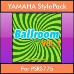 The Greatest Styles By PK Vol. 03  - Ballroom Vol. 01 - 60 Styles / Song Styles for YAMAHA PSRS775 in STY format