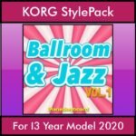The Greatest Styles By PK Vol. 04  - Ballroom and Jazz Vol. 01 - 60 Styles / Song Styles for KORG I3 Year Model 2020 in STY format
