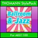 The Greatest Styles By PK Vol. 04  - Ballroom and Jazz Vol. 01 - 60 Styles / Song Styles for THOMANN AKX1100 in STY format