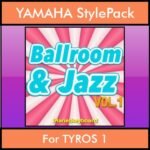 The Greatest Styles By PK Vol. 04  - Ballroom and Jazz Vol. 01 - 60 Styles / Song Styles for YAMAHA TYROS 1 in STY format