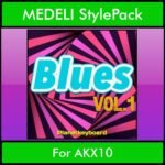 The Greatest Styles By PK Vol. 05  - Blues Vol. 01 - 60 Styles / Song Styles for MEDELI AKX10 in STY format