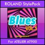 The Greatest Styles By PK Vol. 05  - Blues Vol. 01 - 60 Styles / Song Styles for ROLAND ATELIER AT900 in STL format