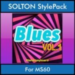 The Greatest Styles By PK Vol. 05  - Blues Vol. 01 - 60 Styles / Song Styles for SOLTON MS60 in PAT format