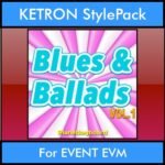 The Greatest Styles By PK Vol. 06  - Blues and Ballads Vol. 01 - 60 Styles / Song Styles for KETRON EVENT EVM in KST format