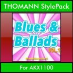 The Greatest Styles By PK Vol. 06  - Blues and Ballads Vol. 01 - 60 Styles / Song Styles for THOMANN AKX1100 in STY format