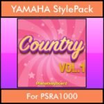 The Greatest Styles By PK Vol. 07  - Country Vol. 01 - 60 Styles / Song Styles for YAMAHA PSRA1000 in STY format
