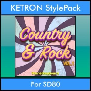 The Greatest Styles By PK Vol. 08  - Country and Rock Vol. 01 - 60 Styles / Song Styles for KETRON SD80 in KST format