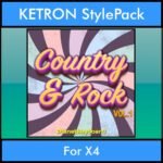 The Greatest Styles By PK Vol. 08  - Country and Rock Vol. 01 - 60 Styles / Song Styles for KETRON X4 in PAT format