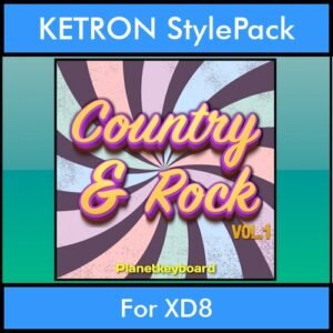 The Greatest Styles By PK Vol. 08  - Country and Rock Vol. 01 - 60 Styles / Song Styles for KETRON XD8 in PAT format