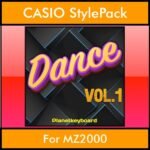 The Greatest Styles By PK Vol. 09  - Dance Vol. 01 - 60 Styles / Song Styles for CASIO MZ2000 in STL format