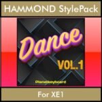 The Greatest Styles By PK Vol. 09  - Dance Vol. 01 - 60 Styles / Song Styles for HAMMOND XE1 in PAT format