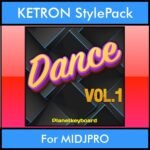 The Greatest Styles By PK Vol. 09  - Dance Vol. 01 - 60 Styles / Song Styles for KETRON MIDJPRO in KST format