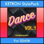 The Greatest Styles By PK Vol. 09  - Dance Vol. 01 - 60 Styles / Song Styles for KETRON SD60K in KST format