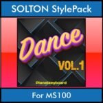 The Greatest Styles By PK Vol. 09  - Dance Vol. 01 - 60 Styles / Song Styles for SOLTON MS100 in PAT format