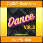 The Greatest Styles By PK Vol. 10  - Dance Vol. 02 - 60 Styles / Song Styles for CASIO WK1800 in STL format