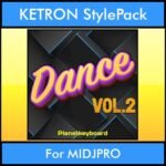 The Greatest Styles By PK Vol. 10  - Dance Vol. 02 - 60 Styles / Song Styles for KETRON MIDJPRO in KST format