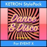 The Greatest Styles By PK Vol. 11  - Dance & Disco Vol. 01 - 60 Styles / Song Styles for KETRON EVENT X in KST format