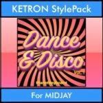 The Greatest Styles By PK Vol. 11  - Dance & Disco Vol. 01 - 60 Styles / Song Styles for KETRON MIDJAY in PAT format
