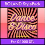 The Greatest Styles By PK Vol. 11  - Dance & Disco Vol. 01 - 60 Styles / Song Styles for ROLAND G1000 STL in STL format