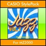The Greatest Styles By PK Vol. 12  - Jazz Vol. 01 - 60 Styles / Song Styles for CASIO MZ2000 in STL format
