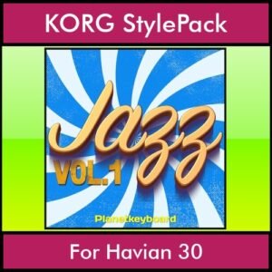 The Greatest Styles By PK Vol. 12  - Jazz Vol. 01 - 60 Styles / Song Styles for KORG Havian 30 in STY format