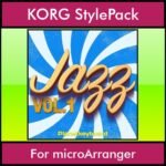The Greatest Styles By PK Vol. 12  - Jazz Vol. 01 - 60 Styles / Song Styles for KORG microArranger in STY format
