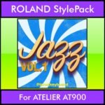 The Greatest Styles By PK Vol. 12  - Jazz Vol. 01 - 60 Styles / Song Styles for ROLAND ATELIER AT900 in STL format