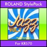 The Greatest Styles By PK Vol. 12  - Jazz Vol. 01 - 60 Styles / Song Styles for ROLAND KR570 in STL format