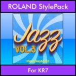 The Greatest Styles By PK Vol. 14  - Jazz Vol. 03 - 60 Styles / Song Styles for ROLAND KR7 in STL format