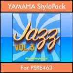 The Greatest Styles By PK Vol. 14  - Jazz Vol. 03 - 60 Styles / Song Styles for YAMAHA PSRE463 in STY format