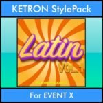 The Greatest Styles By PK Vol. 15  - Latin Vol. 01 - 60 Styles / Song Styles for KETRON EVENT X in KST format