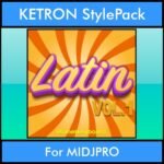 The Greatest Styles By PK Vol. 15  - Latin Vol. 01 - 60 Styles / Song Styles for KETRON MIDJPRO in KST format