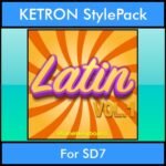 The Greatest Styles By PK Vol. 15  - Latin Vol. 01 - 60 Styles / Song Styles for KETRON SD7 in KST format