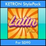 The Greatest Styles By PK Vol. 15  - Latin Vol. 01 - 60 Styles / Song Styles for KETRON SD90 in KST format