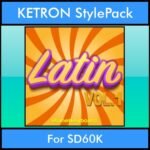 The Greatest Styles By PK Vol. 15  - Latin Vol. 01 - 60 Styles / Song Styles for KETRON SD60K in KST format