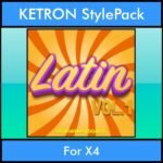 The Greatest Styles By PK Vol. 15  - Latin Vol. 01 - 60 Styles / Song Styles for KETRON X4 in PAT format
