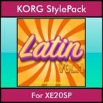The Greatest Styles By PK Vol. 15  - Latin Vol. 01 - 60 Styles / Song Styles for KORG XE20SP in STY format