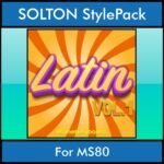 The Greatest Styles By PK Vol. 15  - Latin Vol. 01 - 60 Styles / Song Styles for SOLTON MS80 in PAT format