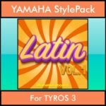 The Greatest Styles By PK Vol. 15  - Latin Vol. 01 - 60 Styles / Song Styles for YAMAHA TYROS 3 in STY format