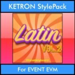 The Greatest Styles By PK Vol. 16  - Latin Vol. 02 - 60 Styles / Song Styles for KETRON EVENT EVM in KST format