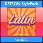The Greatest Styles By PK Vol. 16  - Latin Vol. 02 - 60 Styles / Song Styles for KETRON SD90 in KST format