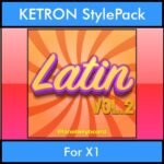 The Greatest Styles By PK Vol. 16  - Latin Vol. 02 - 60 Styles / Song Styles for KETRON X1 in PAT format
