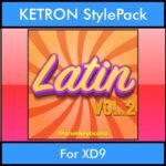 The Greatest Styles By PK Vol. 16  - Latin Vol. 02 - 60 Styles / Song Styles for KETRON XD9 in PAT format