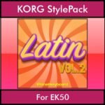 The Greatest Styles By PK Vol. 16  - Latin Vol. 02 - 60 Styles / Song Styles for KORG EK50 in STY format