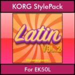 The Greatest Styles By PK Vol. 16  - Latin Vol. 02 - 60 Styles / Song Styles for KORG EK50L in STY format