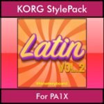 The Greatest Styles By PK Vol. 16  - Latin Vol. 02 - 60 Styles / Song Styles for KORG PA1X in STY format